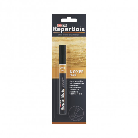 Stylo retouche bois SOLOPLAST - Noyer clair - 4ml