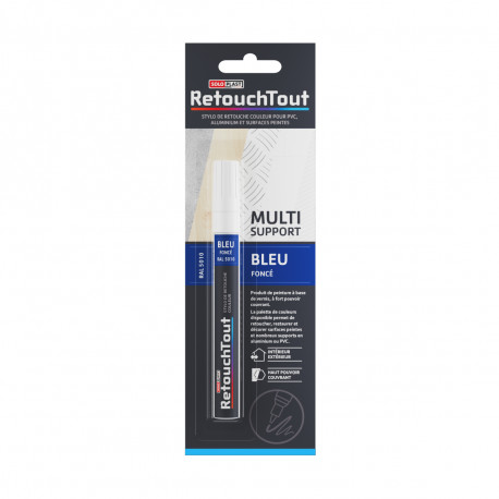 Stylo retouche couleur SOLOPLAST - Bleu foncé - 10ml