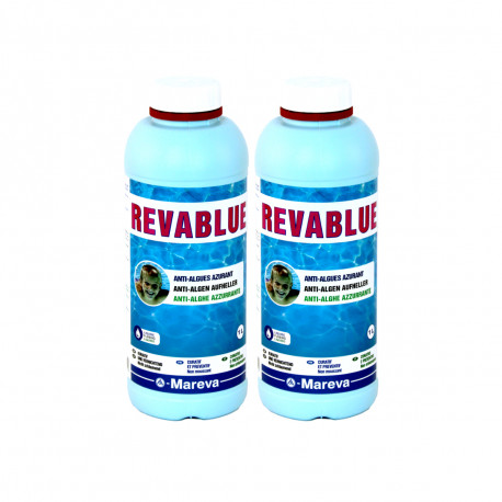 Lot de 2 Anti algues Revablue MAREVA - 2L - 000115U