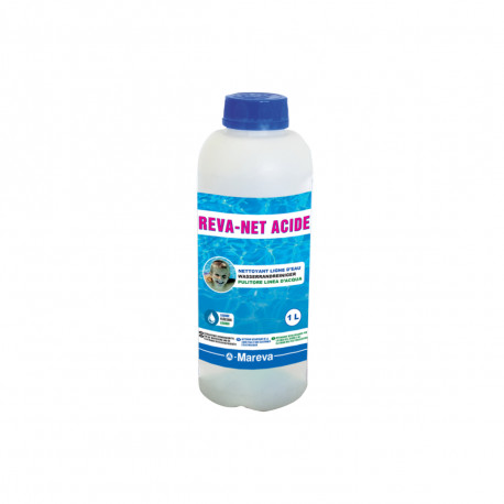 Nettoyant de ligne d'eau MAREVA Reva-net acide - 1 L - 150011U