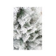 Sapin artificiel floqué imitation neige sur pied - hauteur 90cm