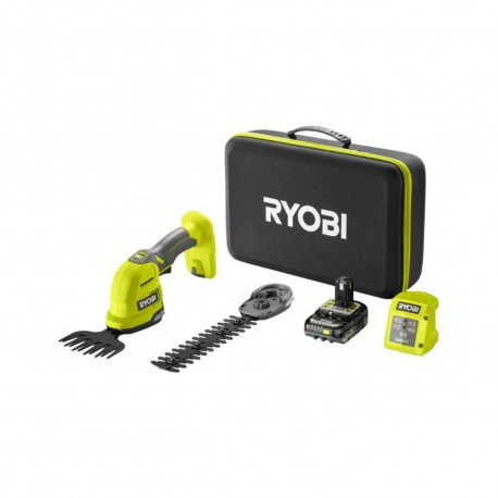 Cisaille - Sculpteur de végétaux 18V RYOBI - Batterie 2,0Ah - Chargeur - RY18GSA-120T