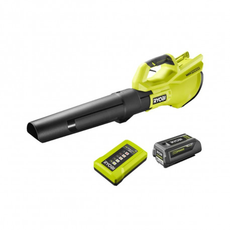 Souffleur Turbo Jet 36V RYOBI - Soufflerie 193 km/h - Batterie 4,0Ah - Chargeur - RY36BLB-140