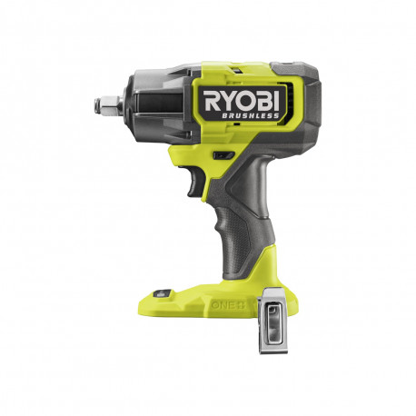 Boulonneuse à chocs Brushless 18V RYOBI - 450 Nm - carré 1/2 - Sans batterie ni chargeur - RIW18CBL-0