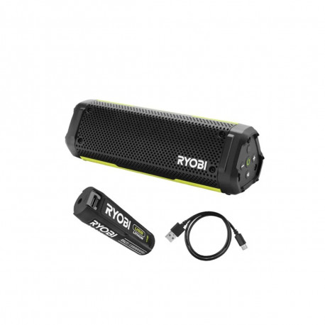 Enceinte Bluetooth RYOBI 4V USB Lithium - Batterie 2,0Ah - RS4-120G