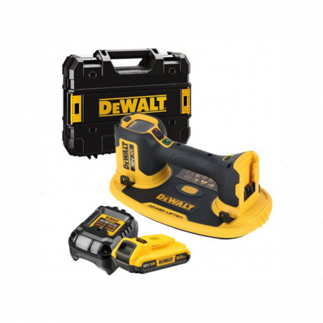 Kit de levage à ventouse Grabo 18V DEWALT - Batterie 2,0Ah - Chargeur - DCE590D1T-QW