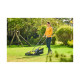 Tondeuse poussée RYOBI 18V One+ RLM18X33B40 - Batterie 4.0Ah - Chargeur - Coupe-bordures OLT1825M OFFERT
