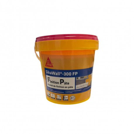 Enduit de finition en pâte SIKA SikaWall-300 - Blanc - 1,5kg