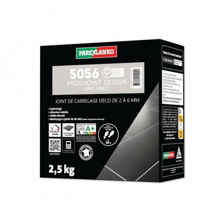 Joint carrelage PAREXLANKO 5056 Prolijoint Design - Gris Perle - 2,5 kg - L5056PERLE2.5