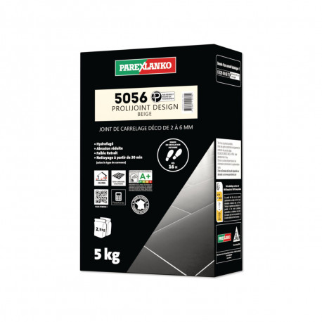 Joint carrelage PAREXLANKO 5056 Prolijoint Design - Beige - 5 kg - L5056BEIGE05