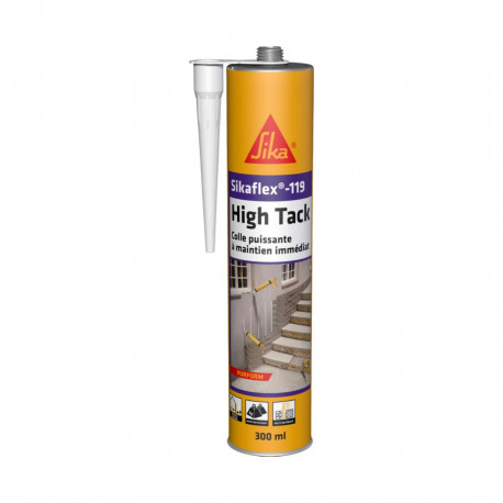 Mastic-colle à prise rapide - SIKA Sikaflex High Tack - Blanc - 300ml