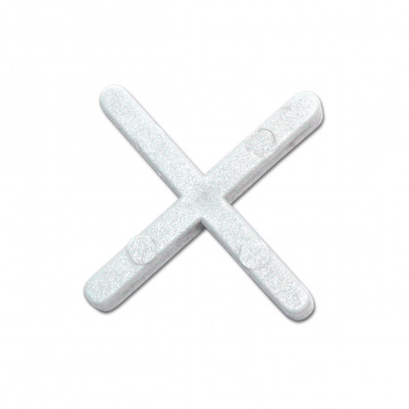 Lot de 200 croisillons pour joints RUBI - 2mm - Photo 1