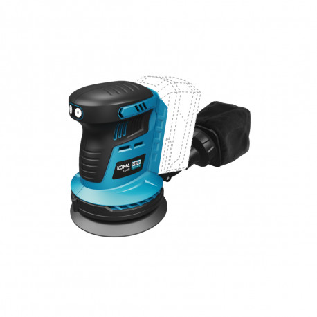 Ponceuse excentrique Brushless 20V KOMA TOOLS - Disque 125mm - Sans batterie ni chargeur - Photo 1