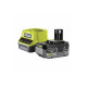 Pack batterie RYOBI 18V One+ 4.0Ah Lithium+ - 1 chargeur 2.0Ah RC18120-140XG - Photo 1