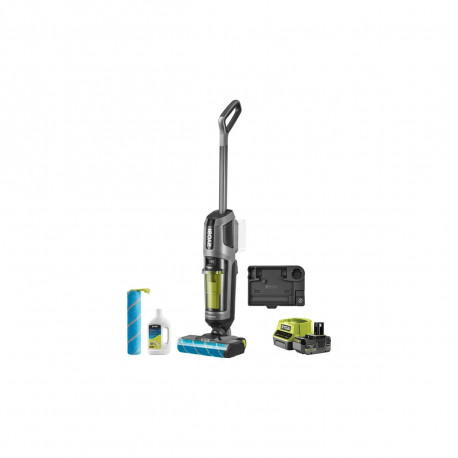 Aspirateur laveur balai 3 en 1 Brushless 18V RYOBI - Batterie 4,0Ah - Chargeur - RHFC18BL-1X40GL - Photo 1