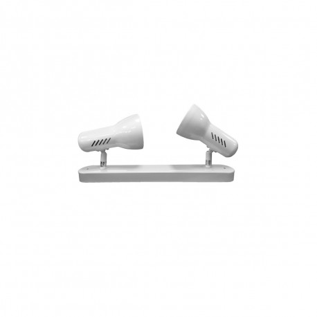 Applique avec 2 projecteurs modèle Galaxy EDM - 60W - E27 - Blanc - Ampoule non incluse - Photo 1