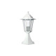 Applique d'extérieur Zurich sur pied en aluminium et verre EDM - 60W - E27 - Blanc - Ampoule non incluse - Photo 1