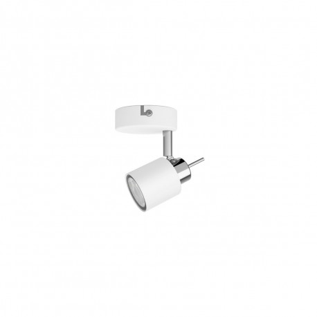 Projecteur orientable Meranti PHILIPS - GU10 - Blanc - Ampoule non incluse - Photo 1