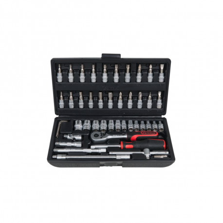 Coffret de douilles F6 KS TOOLS 1/4'' - CHROMEmat - 46 pcs - Photo 1