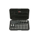 Coffret de douilles et douilles tournevis TORX percé KS TOOLS - 1/4'' - 3/8'' - 1/2'', 30 pièces - Photo 1