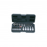 Coffret de douilles et douilles tournevis TORX KS TOOLS, 1/4'' - 1/2'', 21 pièces - Photo 1