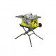 Scie sur table électrique RYOBI 1800W 254mm - piètement rétractable - roues - extension - RTS1800EF-G