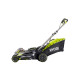 Tondeuse tractée RYOBI 36V LithiumPlus - 1 batterie 36V 5.0Ah max power - 1 chargeur 1.7 Ah coupe 40cm RLM36X41H50P