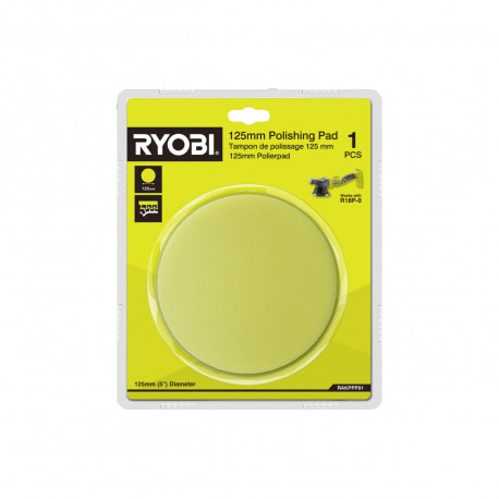 Disque de lustrage RYOBI pour polisseuse R18P-0 - 125 mm - RAKPPP01