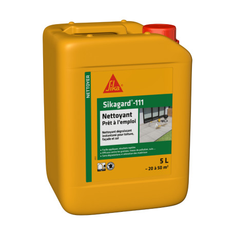 Nettoyant prêt à l'emploi pour sols, façades et toitures SIKA Sikagard-111 - 5L - Photo 1