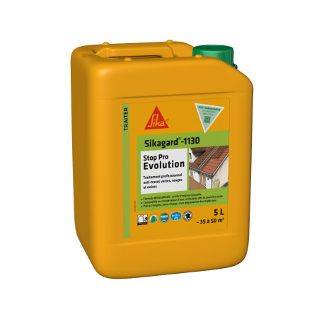 Nettoyant anti-traces vertes, rouges et noires SIKA Sikagard-1130 Stop Pro Evolution - 5L