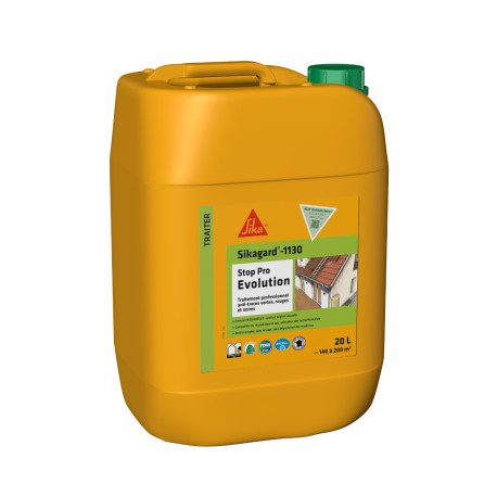 Nettoyant anti-traces vertes, rouges et noires SIKA Sikagard-1130 Stop Pro Evolution - 20L
