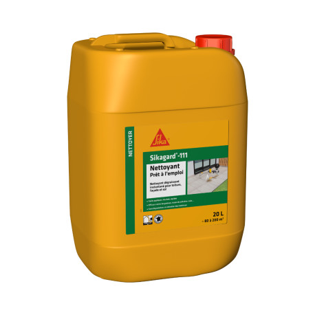 Nettoyant prêt à l'emploi pour sols, façades et toitures SIKA Sikagard-111 - 20L
