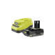 Pack batterie RYOBI 18V One+ 2.0Ah LithiumPlus - 1 chargeur rapide 2.0Ah RC18120A-120C - Photo 1