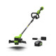 Coupe-bordures 33cm Brushless 24V GREENWORKS Génération 2 - Batterie 4,0Ah et chargeur - ST24L413-01