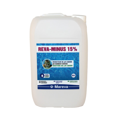 Réducteur de PH liquide MAREVA Reva-Minus 15% - 20L