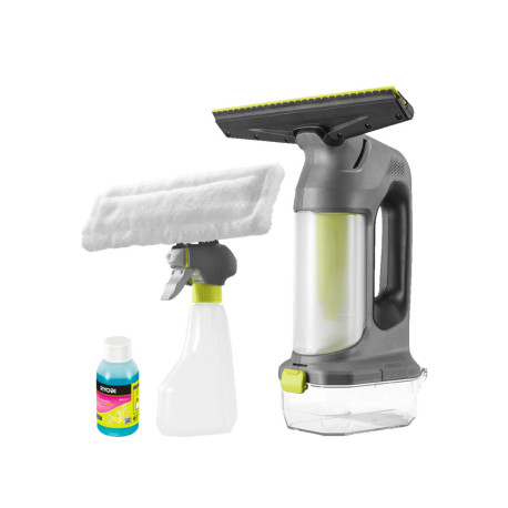 Nettoyeur de vitre sans fil 18V RYOBI avec flacon pulvérisateur - Sans batterie ni chargeur - RWV18-0