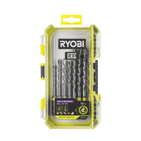 Coffret 7 forets multi-matériaux RYOBI RX - 4 à 10 mm - RARXMM7