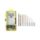 Coffret 10 forets HSS-G Cobal RYOBI RX - 1 à 8 mm - RARXHGC10