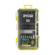 Coffret 59 accessoires spécial impact RYOBY RX - embouts 25 et 50 mm - RARXSD59