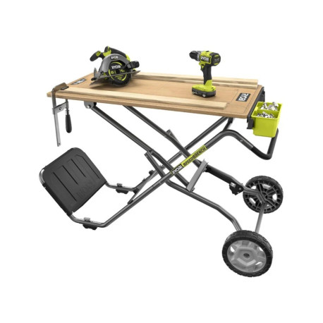 Etabli 2-en-1 avec fonction diable RYOBI Link - charge 181 kg en établi, 136 kg en diable - RWBSB-01