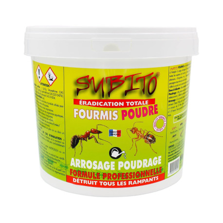 Poudre anti-foumis et rampants SUBITO - 5kg