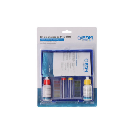 Kit d'analyse pH et O2 numérique EDM - Test précis de l'eau - 81020 - Photo 1