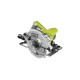 Scie circulaire RYOBI 1600W 66mm - 2 guides de coupe 84 cm RCS1600-KSR