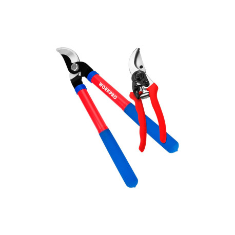 Sécateurs de jardin ergonomiques WORKPRO - 200 mm et 380 mm - 21571 - Photo 1