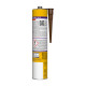 Lot de 3 mastics colle multi-usages SIKA Sikaflex 11 FC Purform - Marron - 300 ml