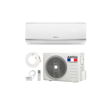 Pack Climatiseur réversible AIRTON - Prêt à poser - 2100W - Readyclim 4M - WIFI