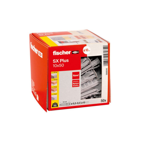 Cheville SX Plus 10 x 50 mm - Fixation renforcée - Fischer - Réf. 96058 - Photo 1