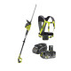 Taille-haies RYOBI 18V One+ OPT1845 - Batterie 4,0Ah et chargeur - Harnais ergonomique