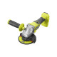 Meuleuse d'angle RYOBI 18V One+ Brushless RAG18BL - 125mm - Batterie 4,0Ah et chargeur