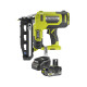 Cloueur de finition à air comprimé RYOBI 18V One+ R16GN18 - 16 G - Batterie 4,0Ah et chargeur